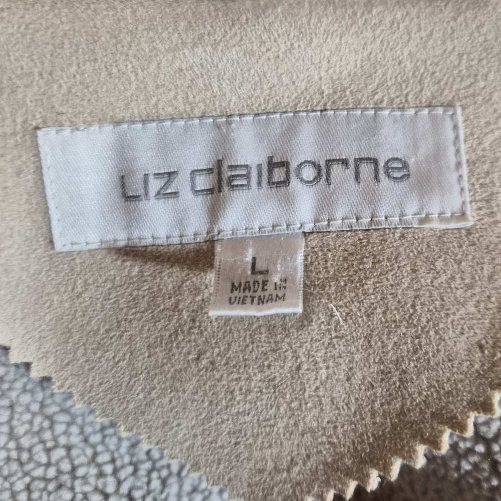 Cozy Cream Hooded Mid-Length Coat - Sherpa Lined Size L - Picture 2 of 9